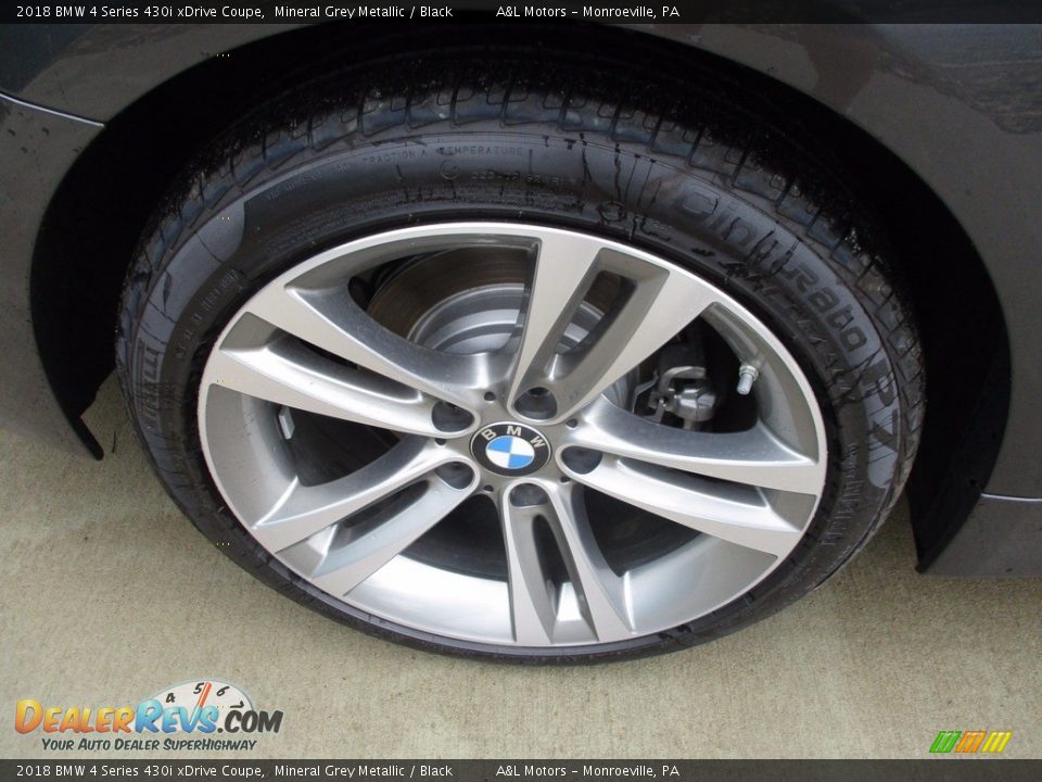 2018 BMW 4 Series 430i xDrive Coupe Mineral Grey Metallic / Black Photo #8