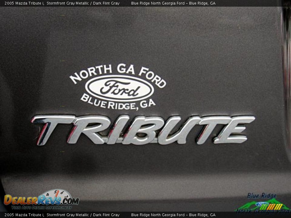 2005 Mazda Tribute i Stormfront Gray Metallic / Dark Flint Gray Photo #33