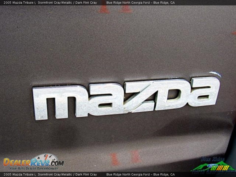 2005 Mazda Tribute i Stormfront Gray Metallic / Dark Flint Gray Photo #34