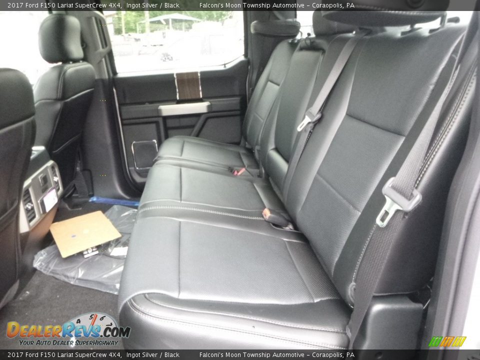 2017 Ford F150 Lariat SuperCrew 4X4 Ingot Silver / Black Photo #7