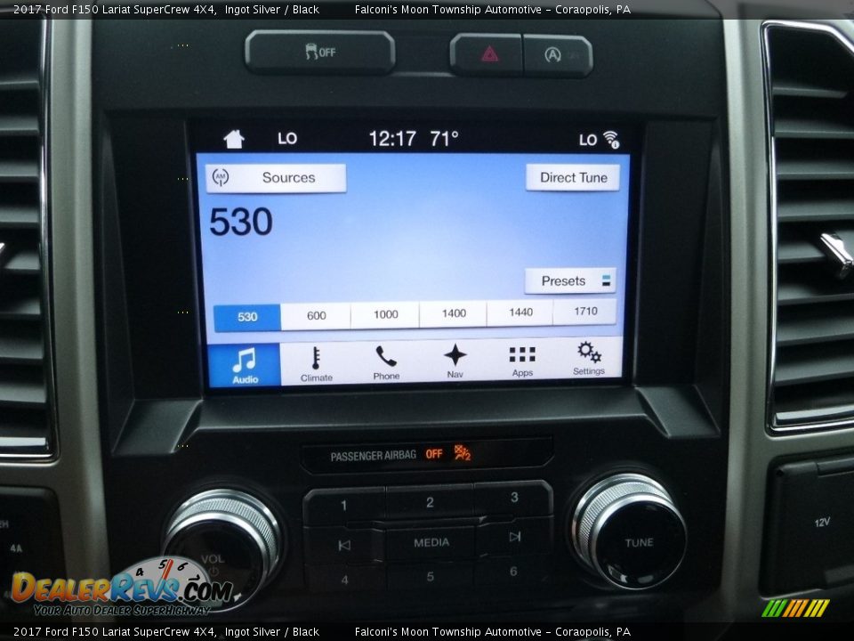 2017 Ford F150 Lariat SuperCrew 4X4 Ingot Silver / Black Photo #14