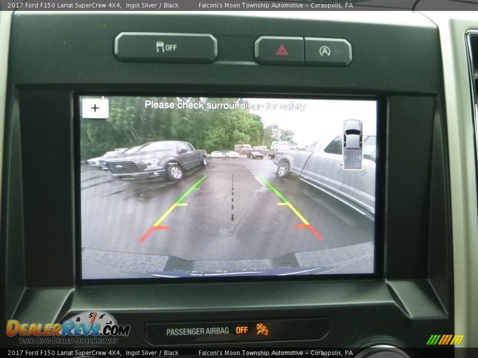 2017 Ford F150 Lariat SuperCrew 4X4 Ingot Silver / Black Photo #15