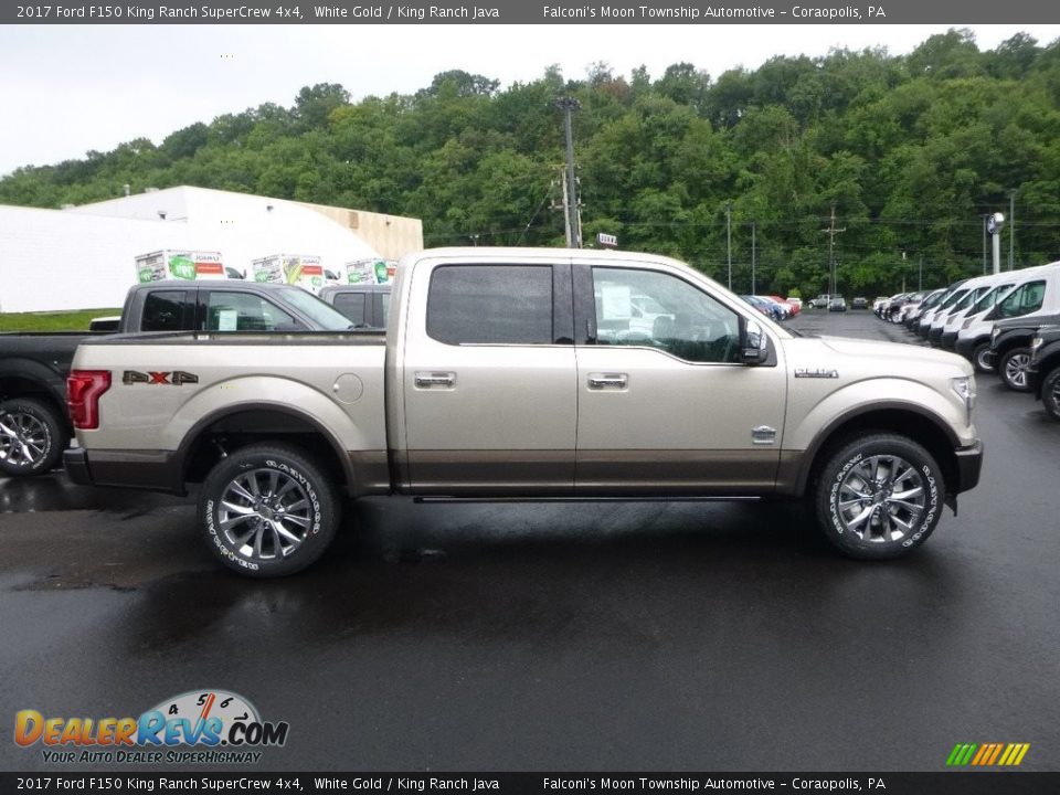 2017 Ford F150 King Ranch SuperCrew 4x4 White Gold / King Ranch Java Photo #1