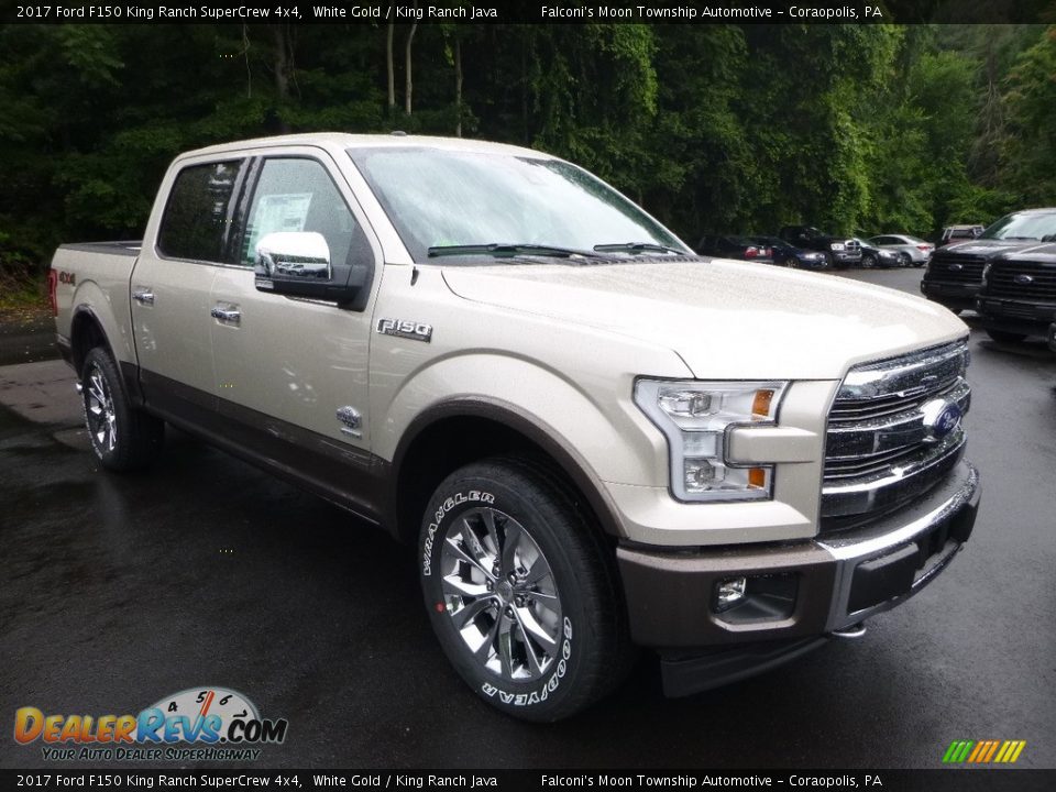 2017 Ford F150 King Ranch SuperCrew 4x4 White Gold / King Ranch Java Photo #2