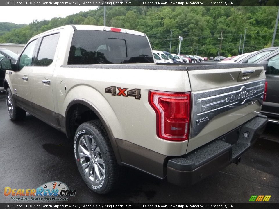 2017 Ford F150 King Ranch SuperCrew 4x4 White Gold / King Ranch Java Photo #5