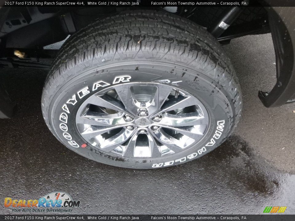 2017 Ford F150 King Ranch SuperCrew 4x4 White Gold / King Ranch Java Photo #6