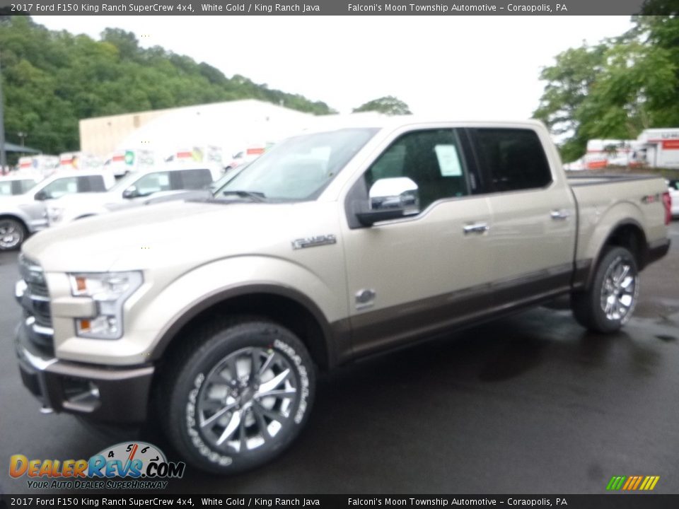 2017 Ford F150 King Ranch SuperCrew 4x4 White Gold / King Ranch Java Photo #7