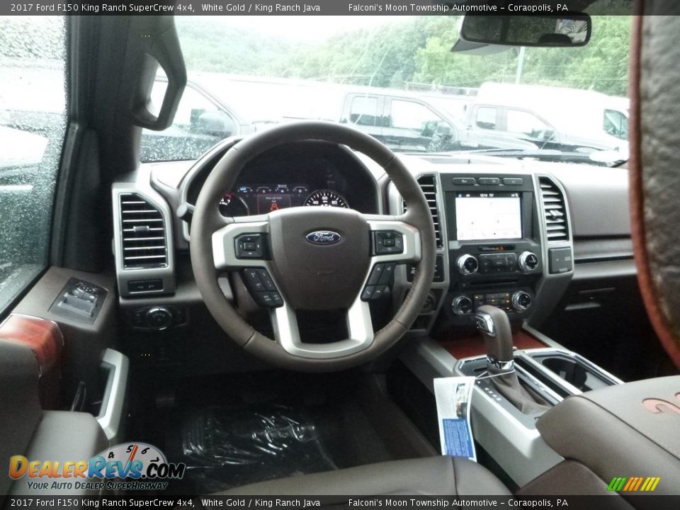 2017 Ford F150 King Ranch SuperCrew 4x4 White Gold / King Ranch Java Photo #9