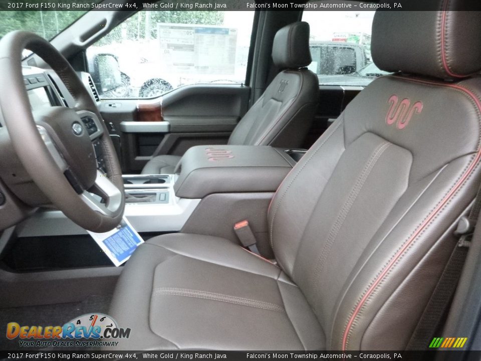 2017 Ford F150 King Ranch SuperCrew 4x4 White Gold / King Ranch Java Photo #10