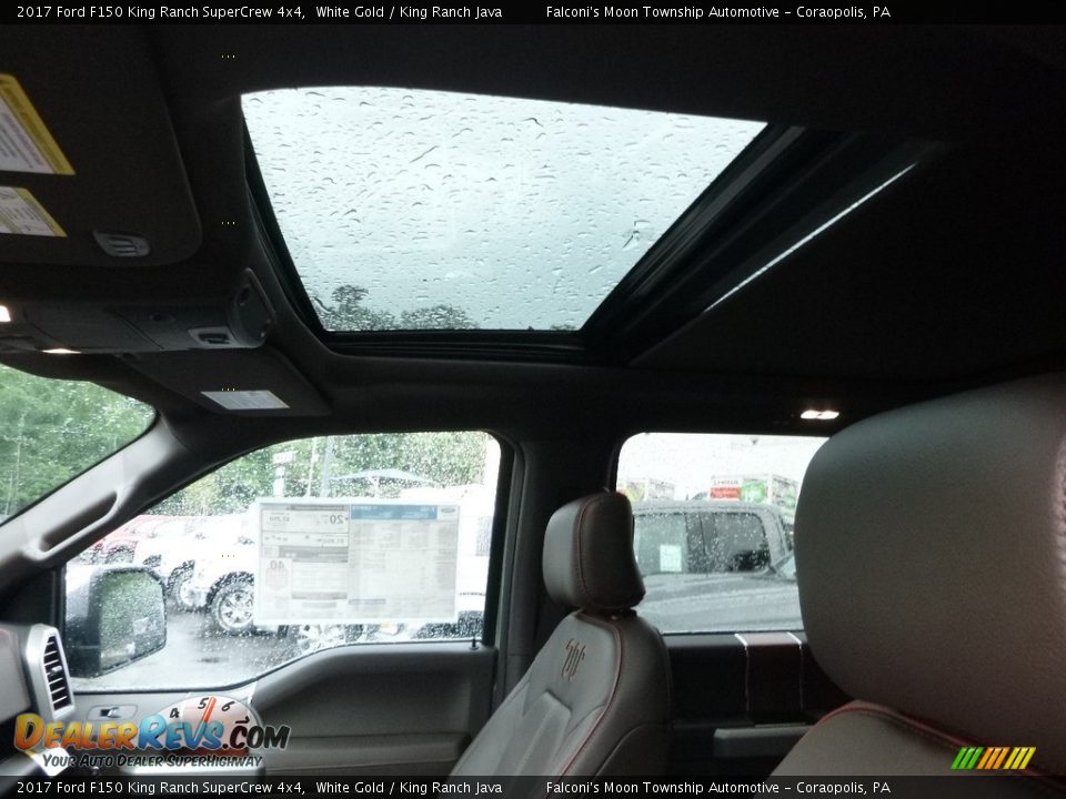 2017 Ford F150 King Ranch SuperCrew 4x4 White Gold / King Ranch Java Photo #12