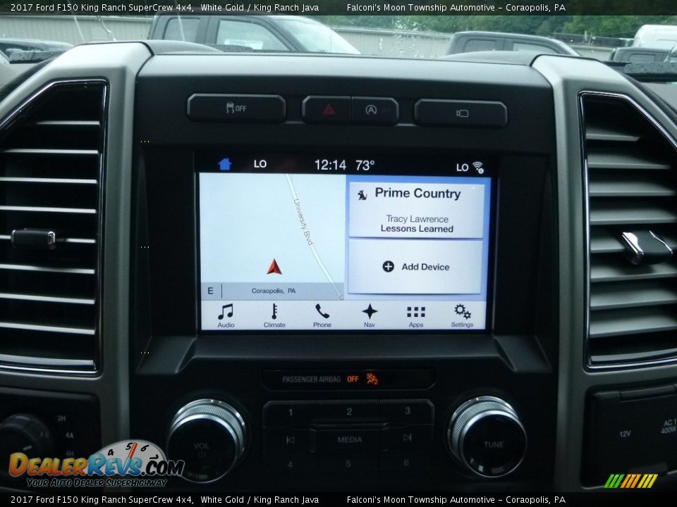 2017 Ford F150 King Ranch SuperCrew 4x4 White Gold / King Ranch Java Photo #13