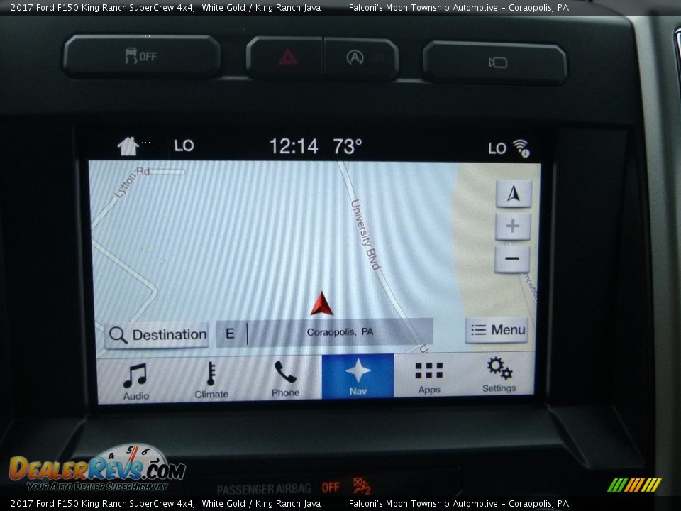 2017 Ford F150 King Ranch SuperCrew 4x4 White Gold / King Ranch Java Photo #14