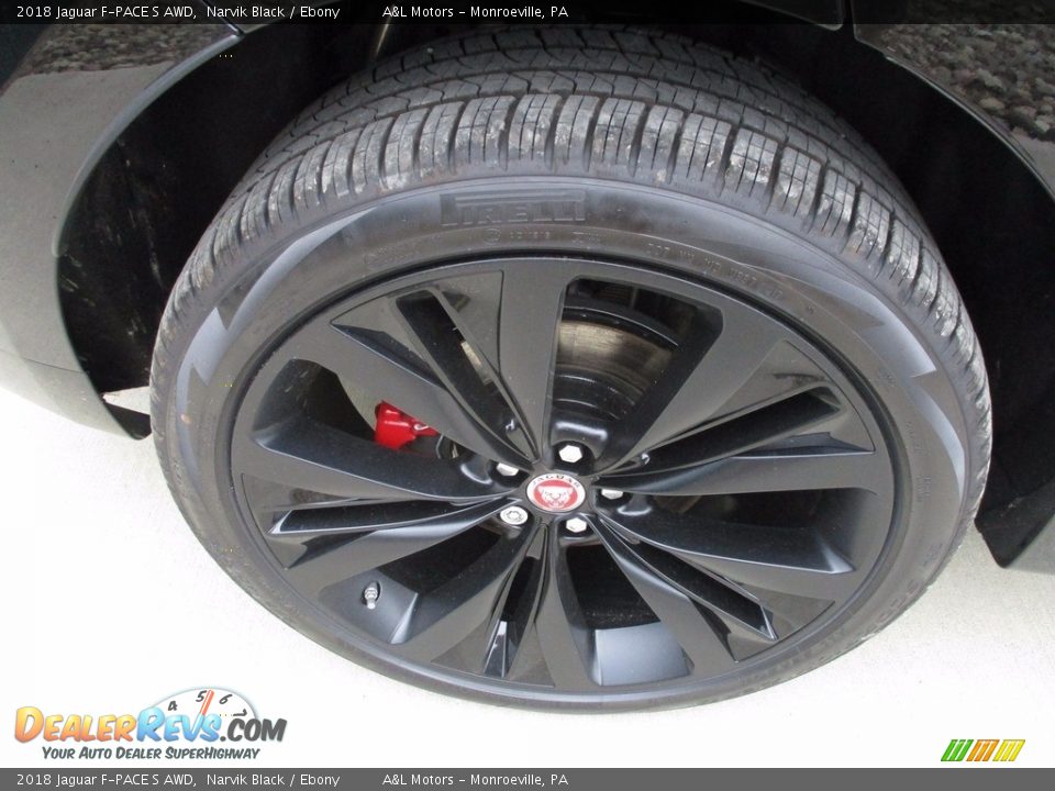 2018 Jaguar F-PACE S AWD Narvik Black / Ebony Photo #3