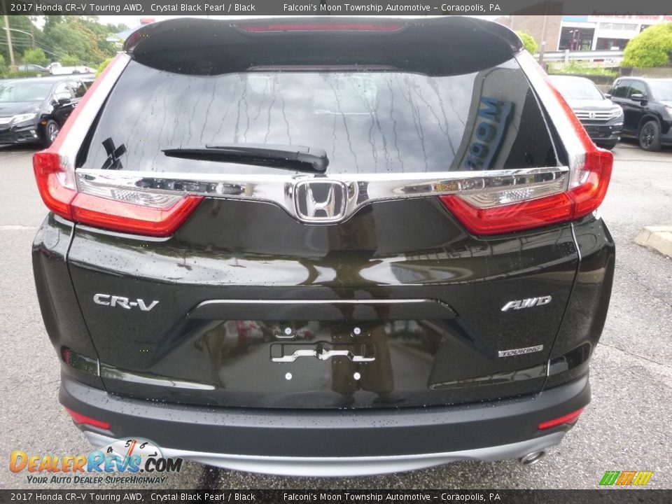 2017 Honda CR-V Touring AWD Crystal Black Pearl / Black Photo #3