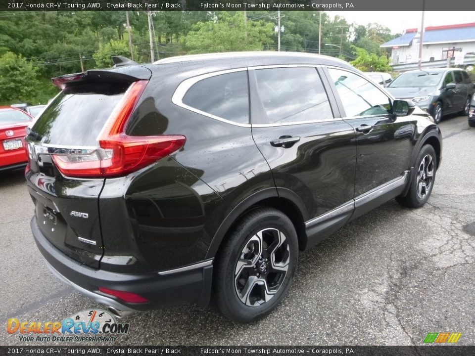 2017 Honda CR-V Touring AWD Crystal Black Pearl / Black Photo #4