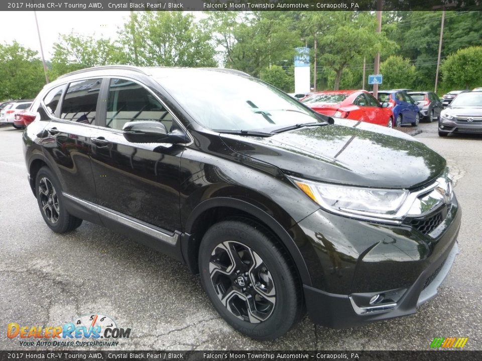 2017 Honda CR-V Touring AWD Crystal Black Pearl / Black Photo #5