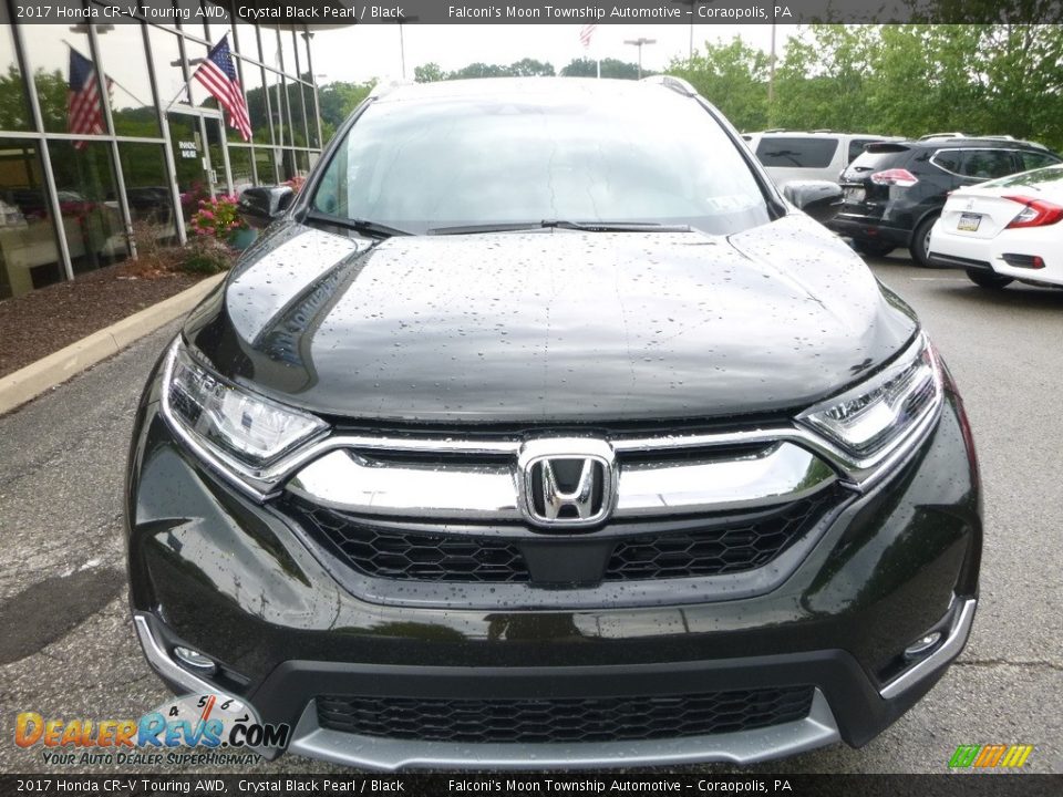 2017 Honda CR-V Touring AWD Crystal Black Pearl / Black Photo #6