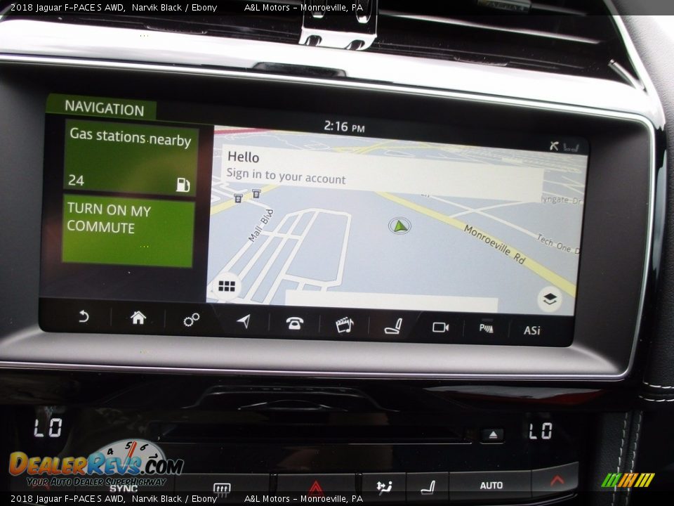 Navigation of 2018 Jaguar F-PACE S AWD Photo #13