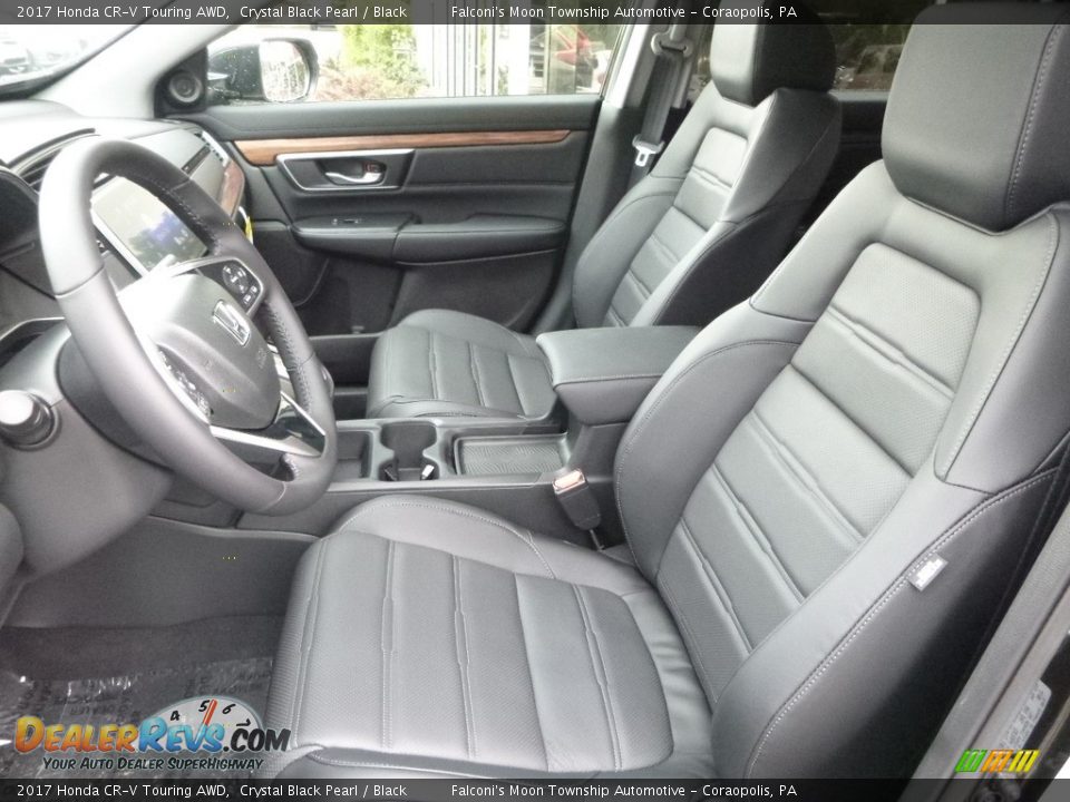 2017 Honda CR-V Touring AWD Crystal Black Pearl / Black Photo #8