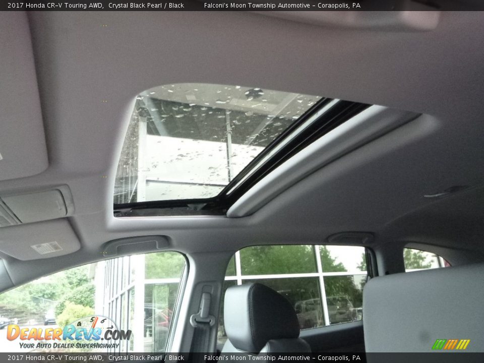 2017 Honda CR-V Touring AWD Crystal Black Pearl / Black Photo #12