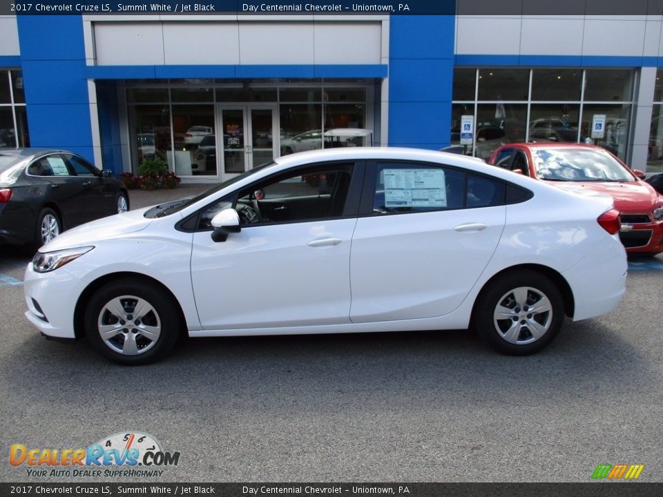 2017 Chevrolet Cruze LS Summit White / Jet Black Photo #2
