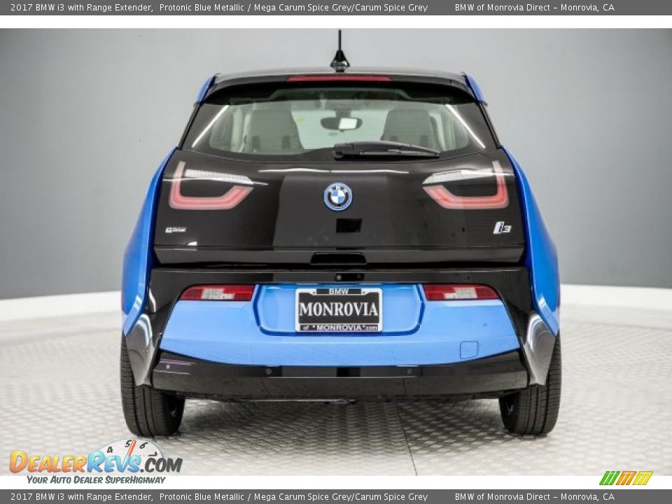 2017 BMW i3 with Range Extender Protonic Blue Metallic / Mega Carum Spice Grey/Carum Spice Grey Photo #4