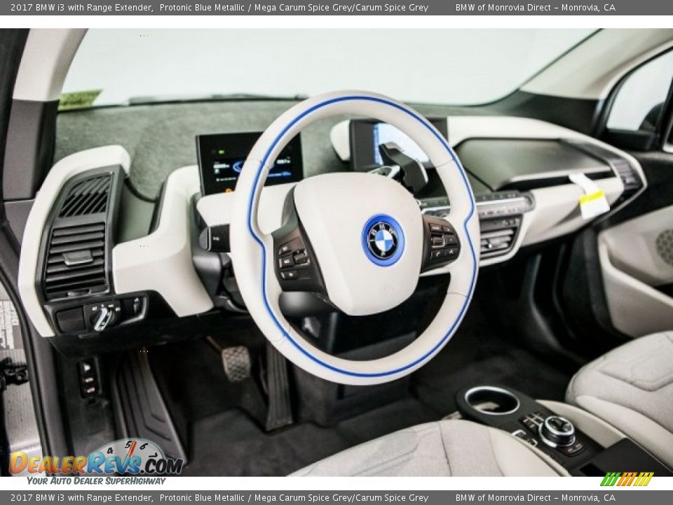 2017 BMW i3 with Range Extender Protonic Blue Metallic / Mega Carum Spice Grey/Carum Spice Grey Photo #5