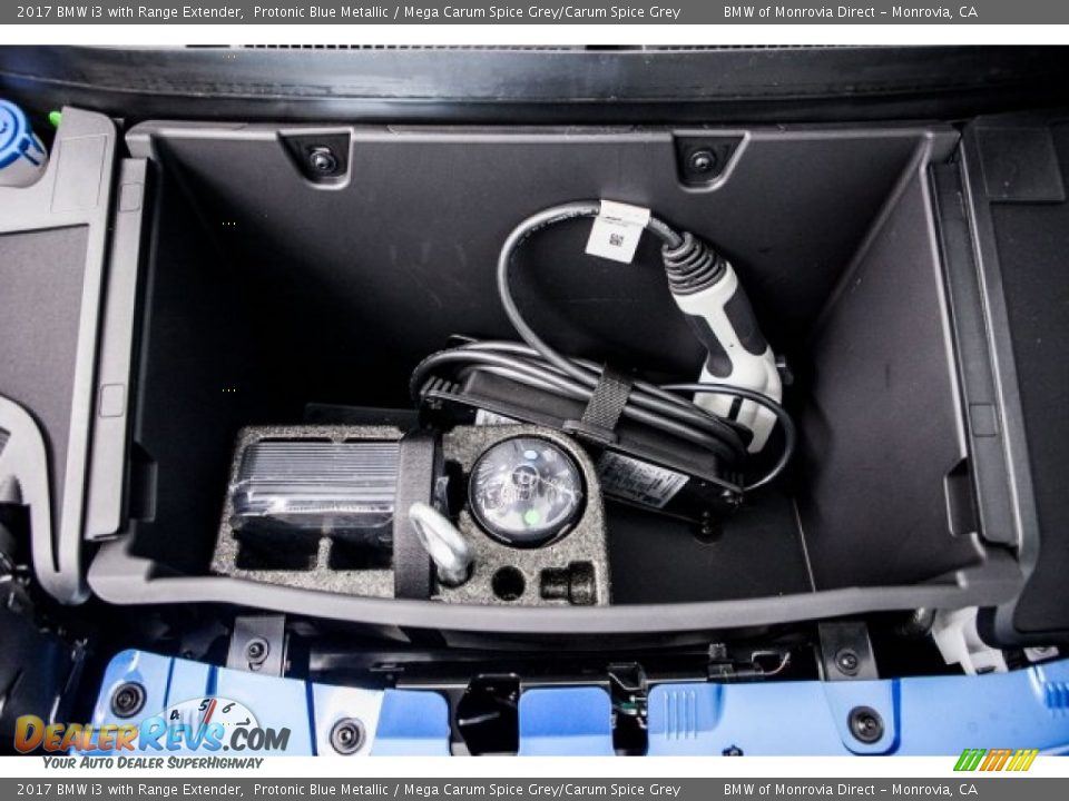 2017 BMW i3 with Range Extender Protonic Blue Metallic / Mega Carum Spice Grey/Carum Spice Grey Photo #8