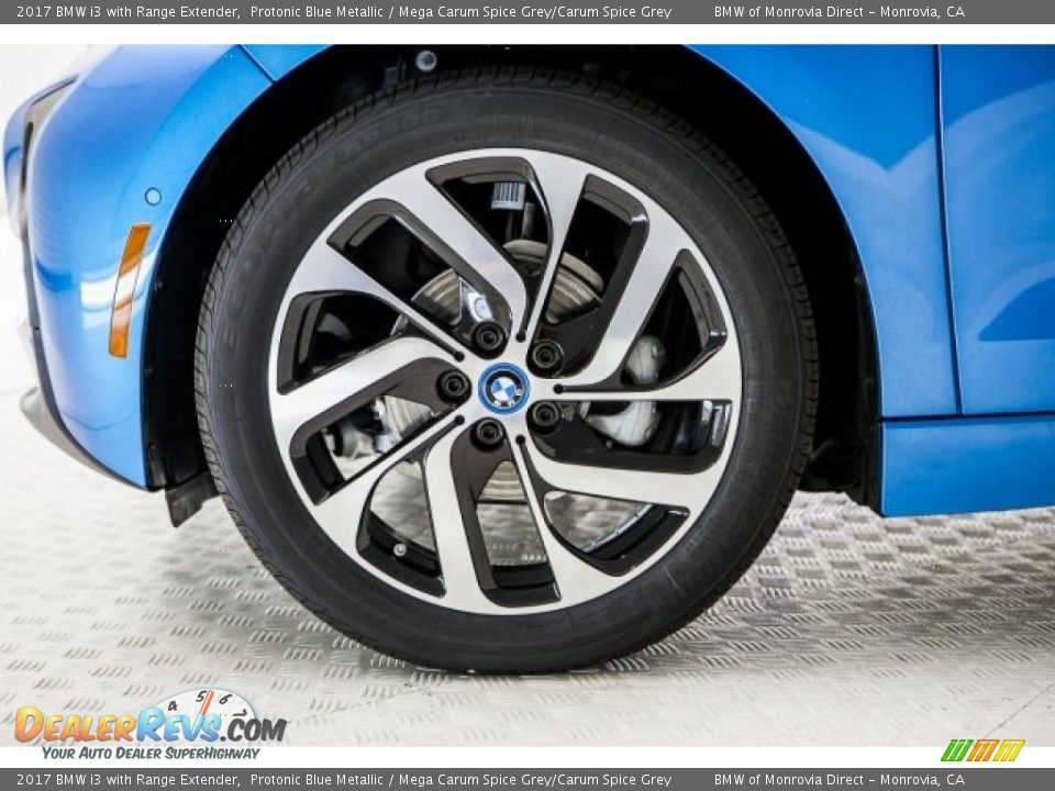 2017 BMW i3 with Range Extender Protonic Blue Metallic / Mega Carum Spice Grey/Carum Spice Grey Photo #9