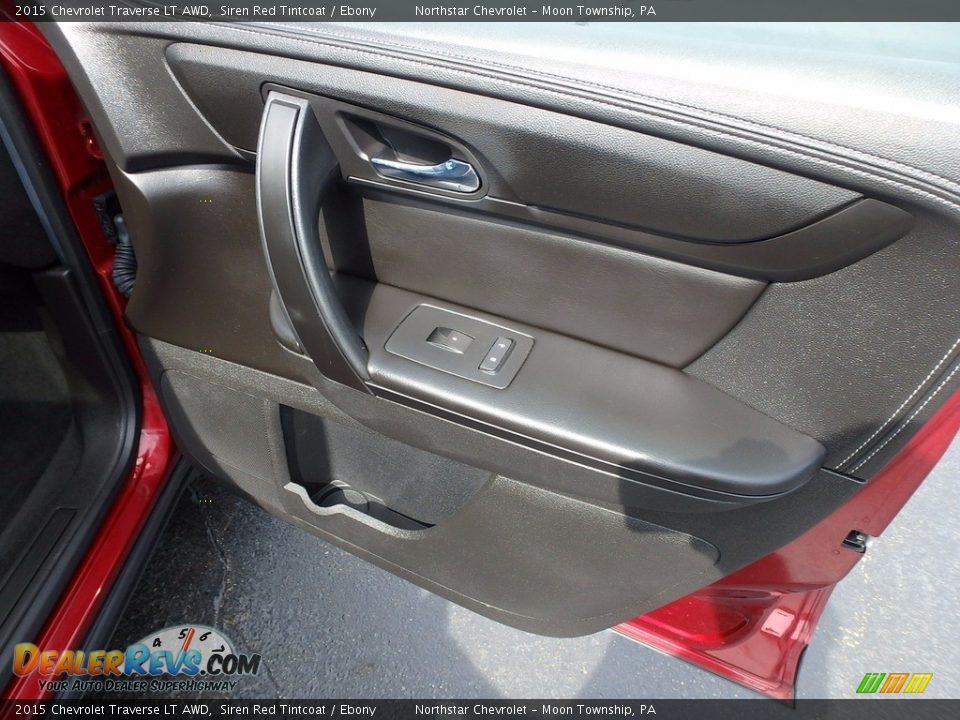 2015 Chevrolet Traverse LT AWD Siren Red Tintcoat / Ebony Photo #17