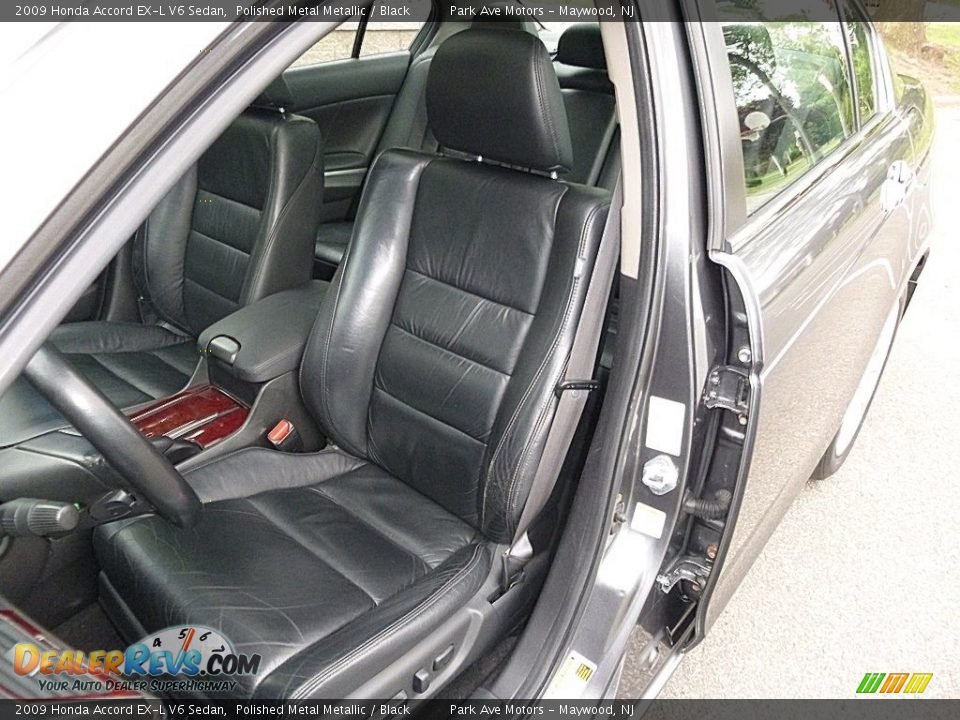 2009 Honda Accord EX-L V6 Sedan Polished Metal Metallic / Black Photo #11