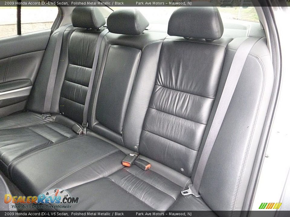 2009 Honda Accord EX-L V6 Sedan Polished Metal Metallic / Black Photo #14