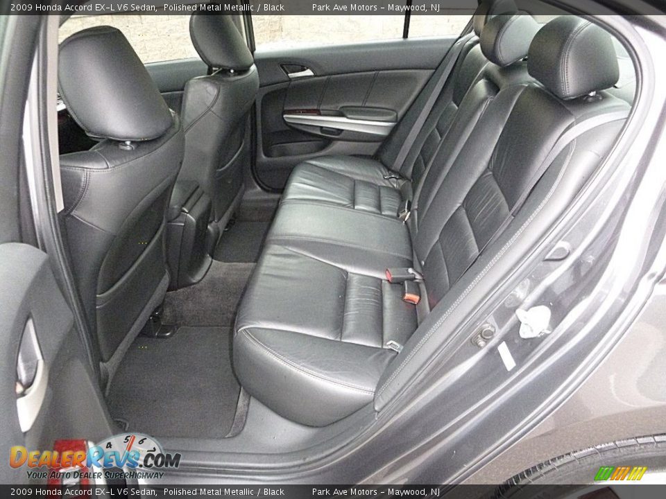 2009 Honda Accord EX-L V6 Sedan Polished Metal Metallic / Black Photo #15