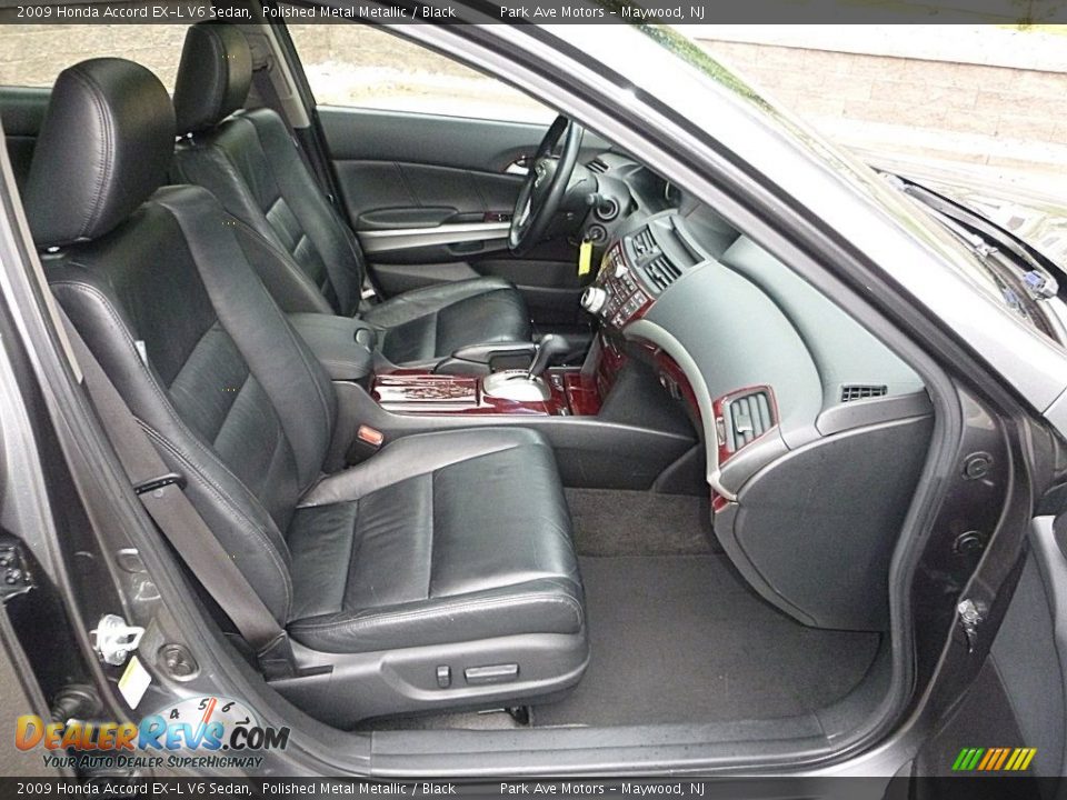 2009 Honda Accord EX-L V6 Sedan Polished Metal Metallic / Black Photo #18