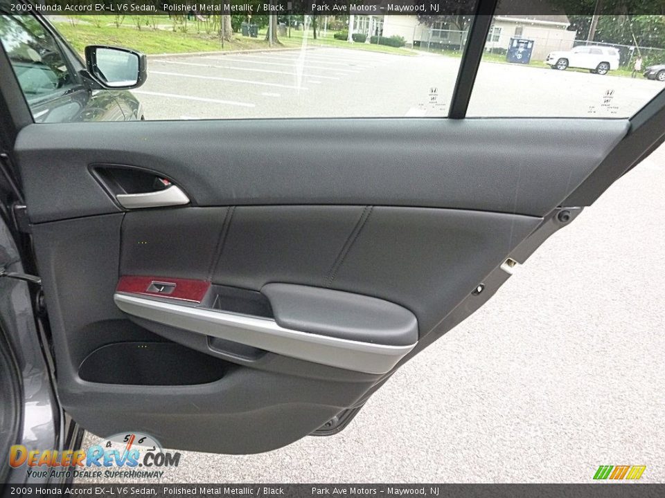2009 Honda Accord EX-L V6 Sedan Polished Metal Metallic / Black Photo #19
