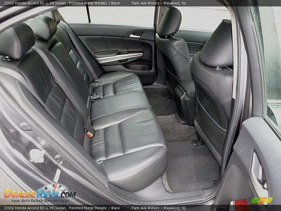2009 Honda Accord EX-L V6 Sedan Polished Metal Metallic / Black Photo #21