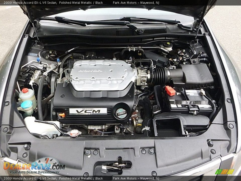 2009 Honda Accord EX-L V6 Sedan Polished Metal Metallic / Black Photo #30