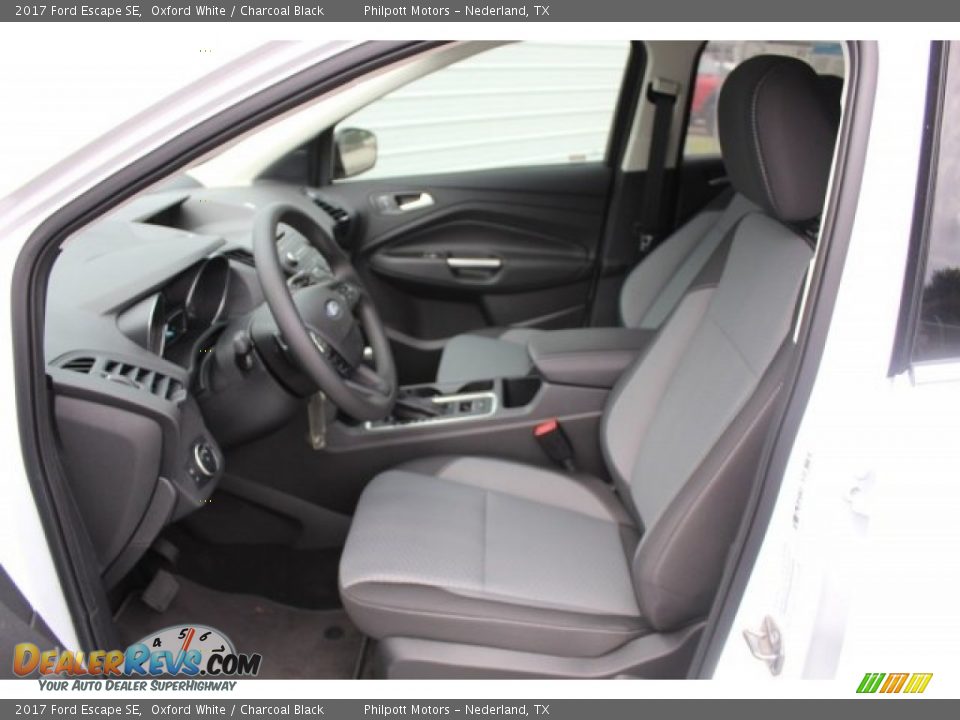 2017 Ford Escape SE Oxford White / Charcoal Black Photo #13