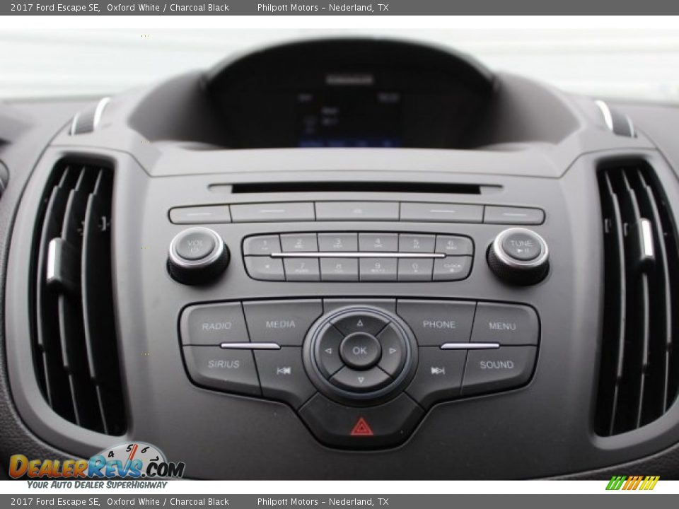 2017 Ford Escape SE Oxford White / Charcoal Black Photo #15