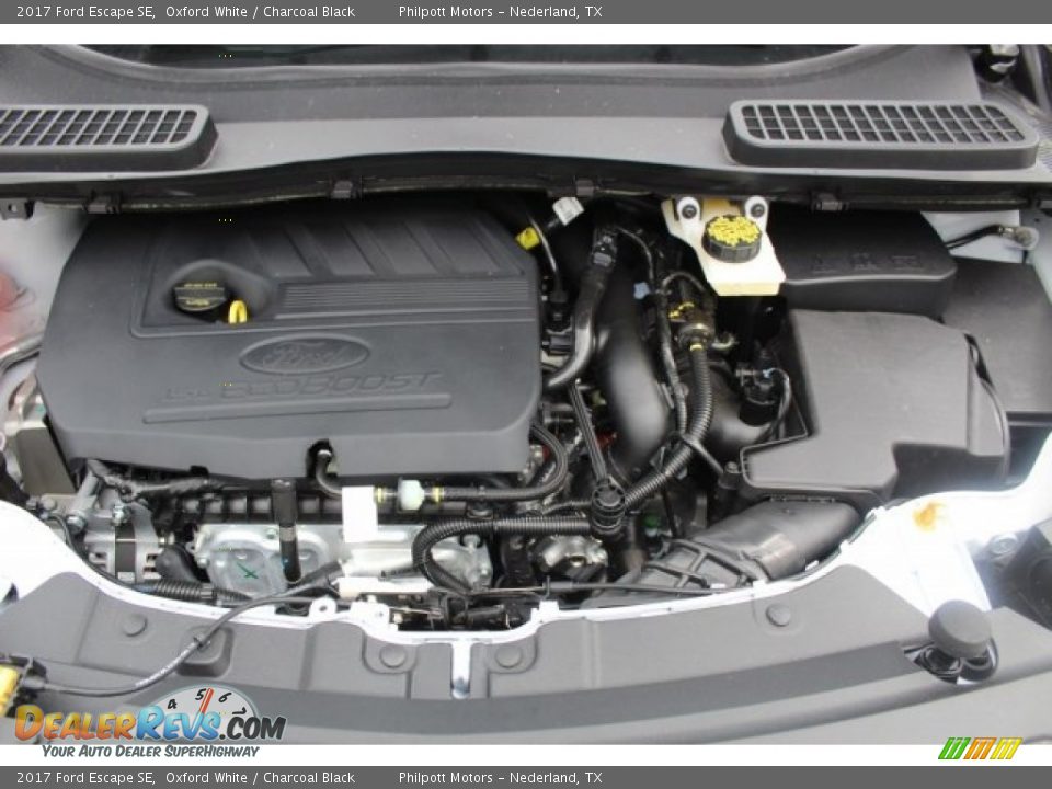 2017 Ford Escape SE Oxford White / Charcoal Black Photo #28