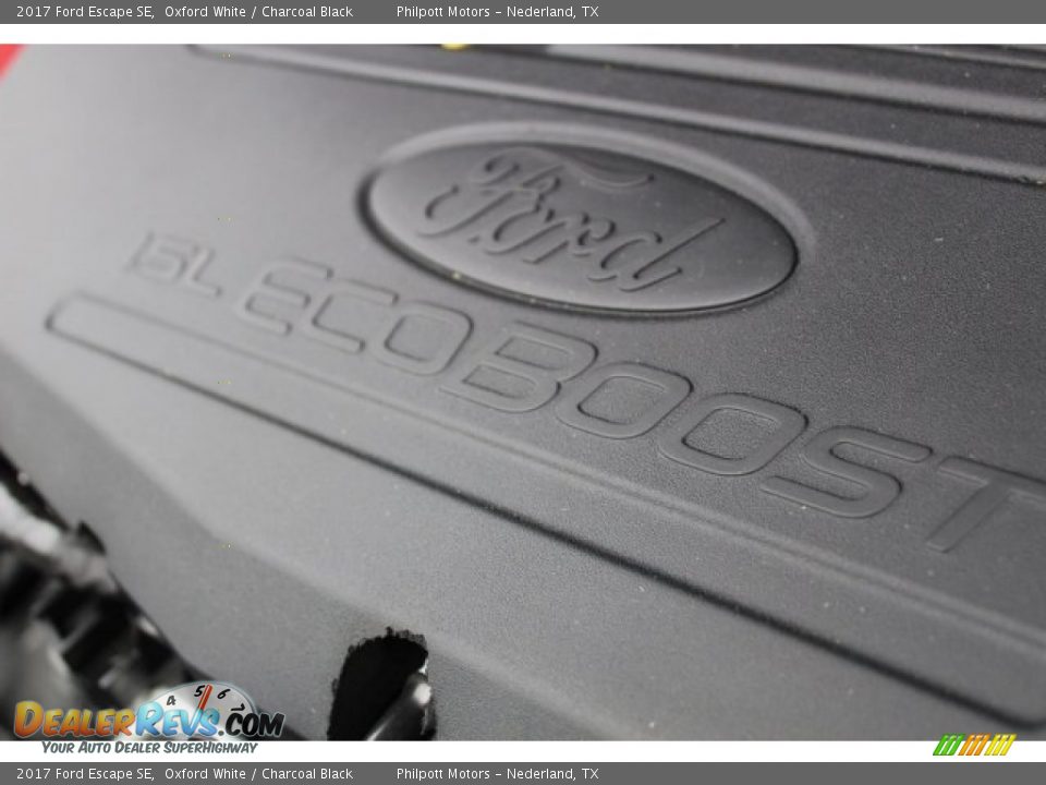 2017 Ford Escape SE Oxford White / Charcoal Black Photo #29