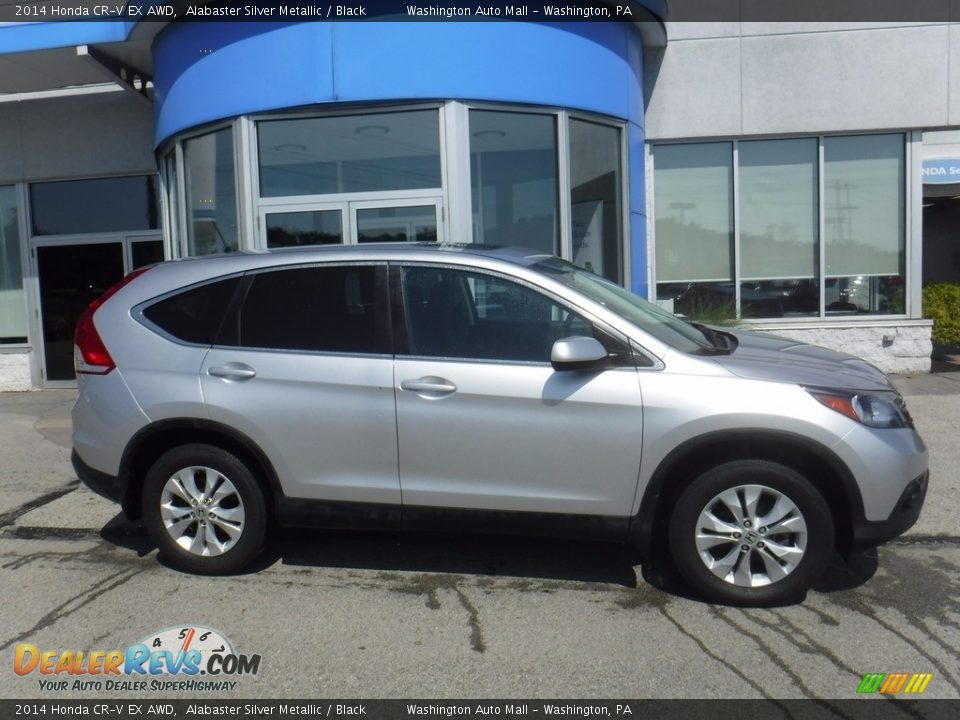 2014 Honda CR-V EX AWD Alabaster Silver Metallic / Black Photo #2