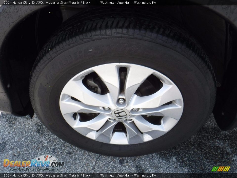 2014 Honda CR-V EX AWD Alabaster Silver Metallic / Black Photo #3