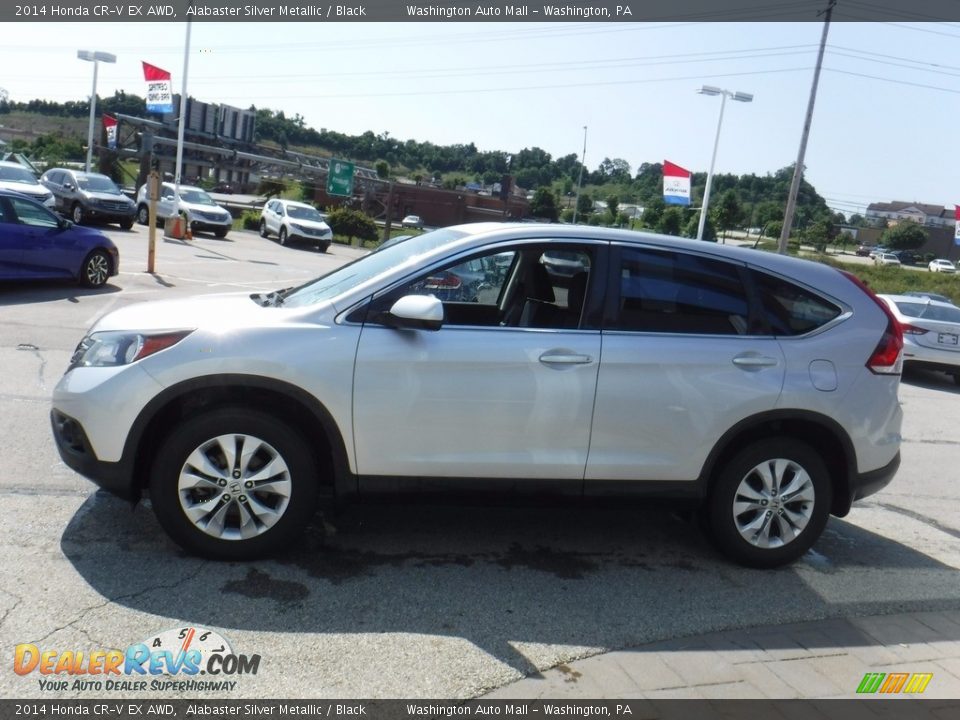 2014 Honda CR-V EX AWD Alabaster Silver Metallic / Black Photo #7