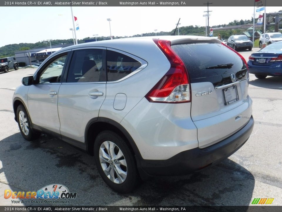 2014 Honda CR-V EX AWD Alabaster Silver Metallic / Black Photo #8