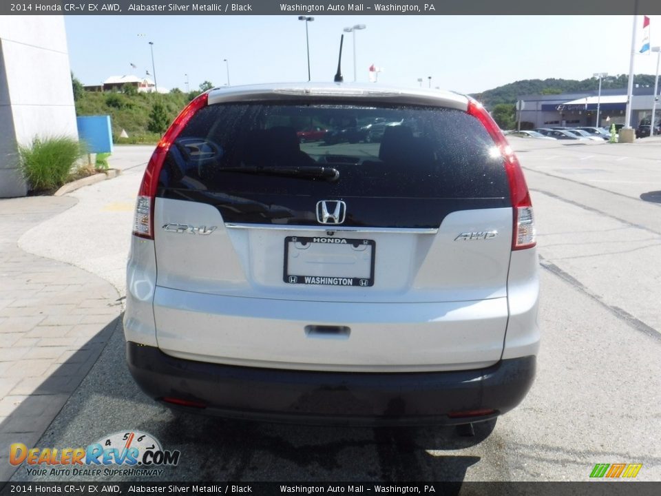 2014 Honda CR-V EX AWD Alabaster Silver Metallic / Black Photo #9