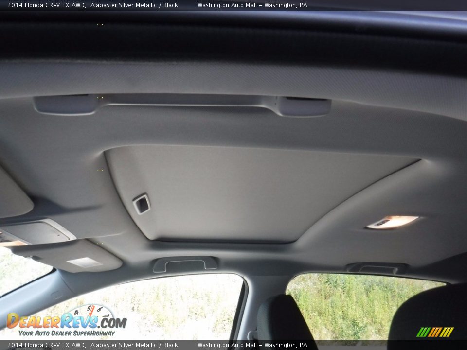 2014 Honda CR-V EX AWD Alabaster Silver Metallic / Black Photo #12