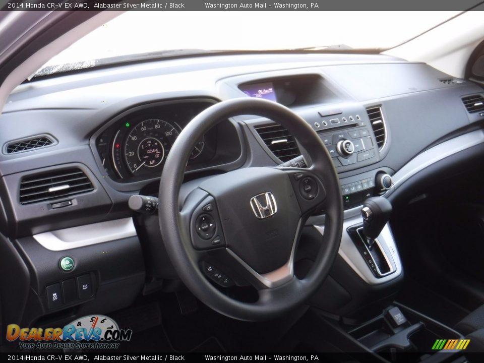 2014 Honda CR-V EX AWD Alabaster Silver Metallic / Black Photo #13