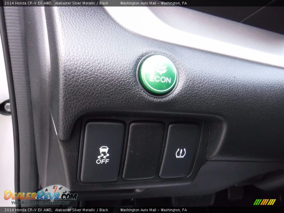 2014 Honda CR-V EX AWD Alabaster Silver Metallic / Black Photo #14