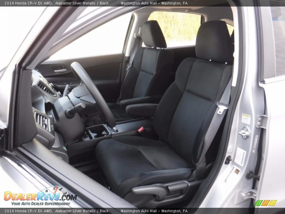 2014 Honda CR-V EX AWD Alabaster Silver Metallic / Black Photo #16